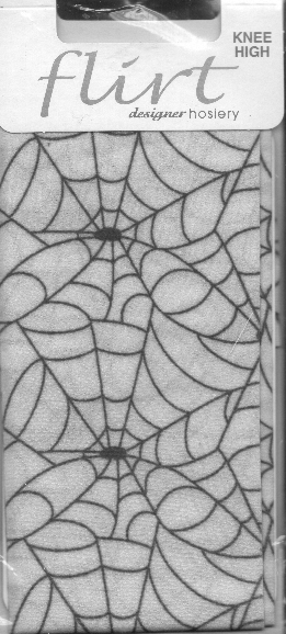(image for) Flirt Spiders Web Knee High Stockings